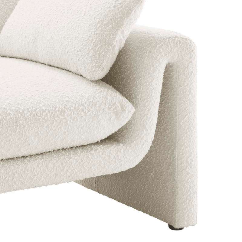 Waverly Sofa, Ivory Boucle