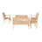 5 Piece Teak Deep Seating Group