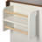 K&K 55.5" Farmhouse Kitchen Island With Drop Leaf, Kitchen Storage Island With Barn Door, Power Outlet, Rolling Kitchen Cart On Wheels With Spice Rack, For Home, Kitchen, Dining Room, White-978230243
