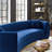 Modway Silver Orchid Perez Curved Velvet Sofa-180261558
