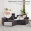 Chaises d'appoint modernes, 54 po Chenille Hexagon Lounge for Home