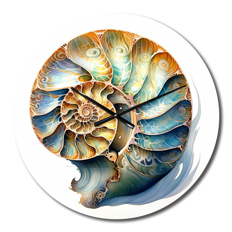 Horloge murale Seashell Symphony I, Moyenne