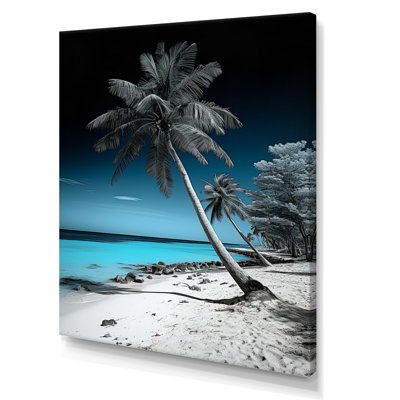 «Chatoch Turquoise» et «Monochome Beach», photo III sur toile