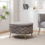 Repose-pieds rond avec rangement Cristen-567905233