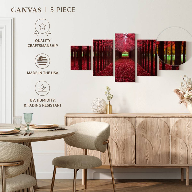 Red Forest, 42" H x 92" W