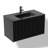 36" Modern Farmhouse Single Bathroom Vanity Set With Black Sink Top, Faucet, Floating Cabinet Assembly Required-161004519