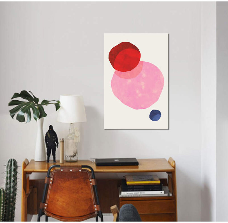 «Eclipse» par Tracie Andrews - Estampe numérique sur toile tendue avec châssis, H 18 po x l 12 po x P 1,5 po, Toile tendue