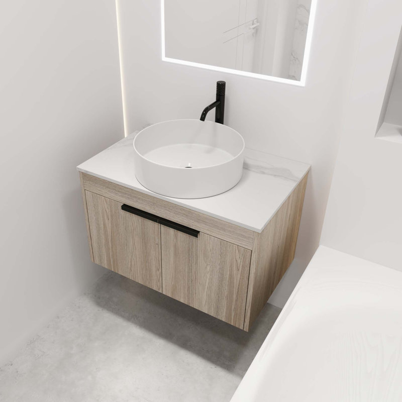 Wall Mounted Bathroom Vanity Set
