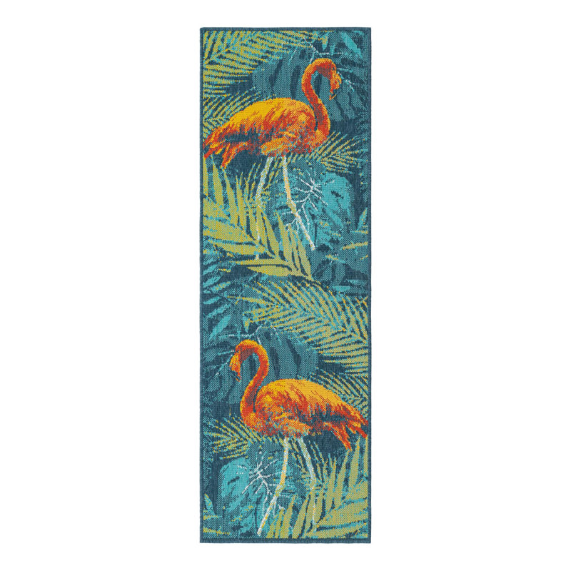 Tapis d'extérieur intérieur / extérieur Coastal, Tapis de couloir 2 pi x 6 pi 1 po