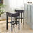 30-inch Leather Backless Bar Stool,Set of 2