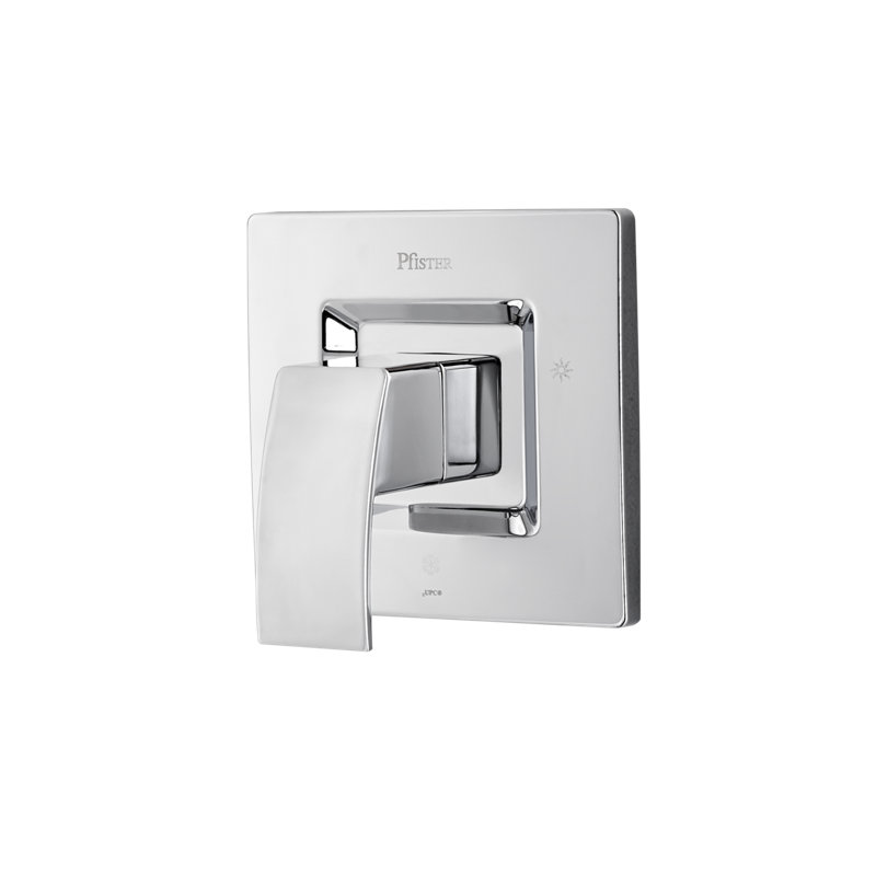 Kenzo Single Handle Tub and Shower Valve Only Trim, Polished Chrome