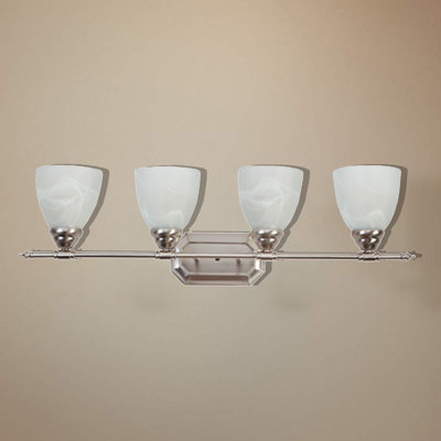 Éclairage pour meuble-lavabo 4 lumières Gutierrez