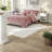 Luxurious Velvet Bedding Sets, Blush Polyester Glamorous Style For Home