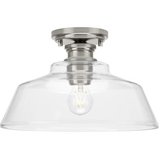 Glass Semi Flush Mount