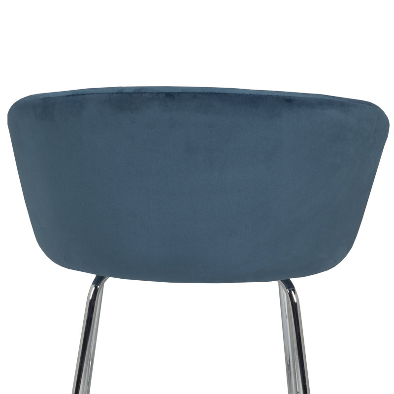 Tabouret de coiffeuse Kylen, Bleu