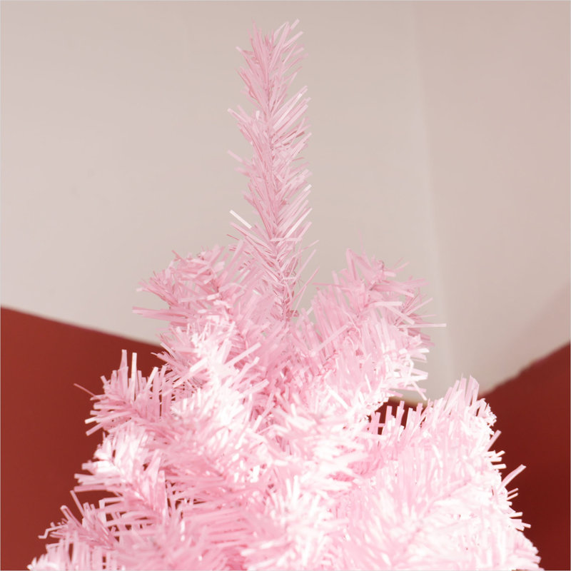 Arbres de Noël en acier, combinant design pliant, salon et paire de 8 pieds de haut avec chambre à coucher