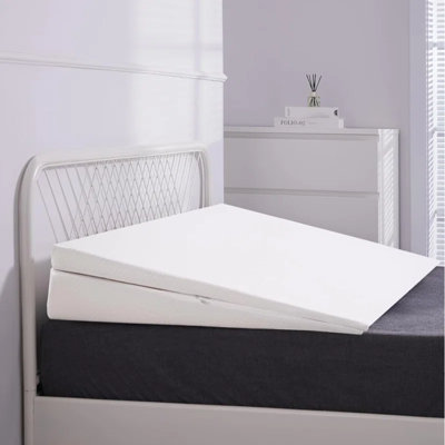 Jariel Bed Wedge Pillow,7.5''H Bed Wedge Mattress Gap Filler for sleeping,Reading, Acid Reflux, Anti Snore