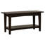 Shaker Cottage Storage Bench, Chocolate-780934727