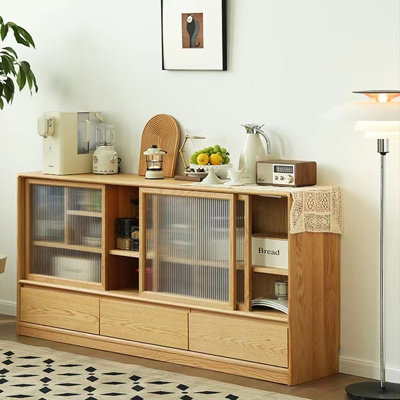 Minimalist multi-functional storage side cabinet