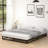 Galatia 6.3'' Low Profile Bed Frame with Wood Slats No Box Spring Needed-294283430