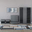 Tayce 4 Piece Bedroom Set (1 Drawer Bedside Chest X2, 5 Drawer Chest, 3 Door Wardrobe)-648343072