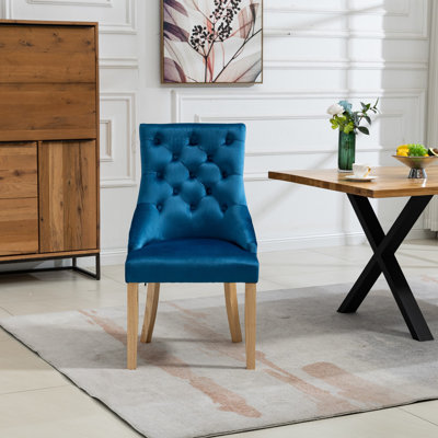 Akkar 47cm H Velvet Upholstered Dining Chair