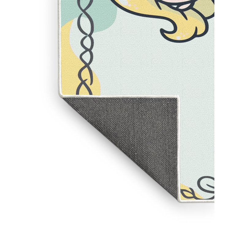 Tapis pour enfants Sunside Sails Mermaids Ocean, Rectangulaire 2 pi x 3 pi