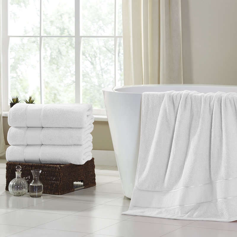 Modern Threads 4-Pack SpunLoft™ Bath Sheet Set, White