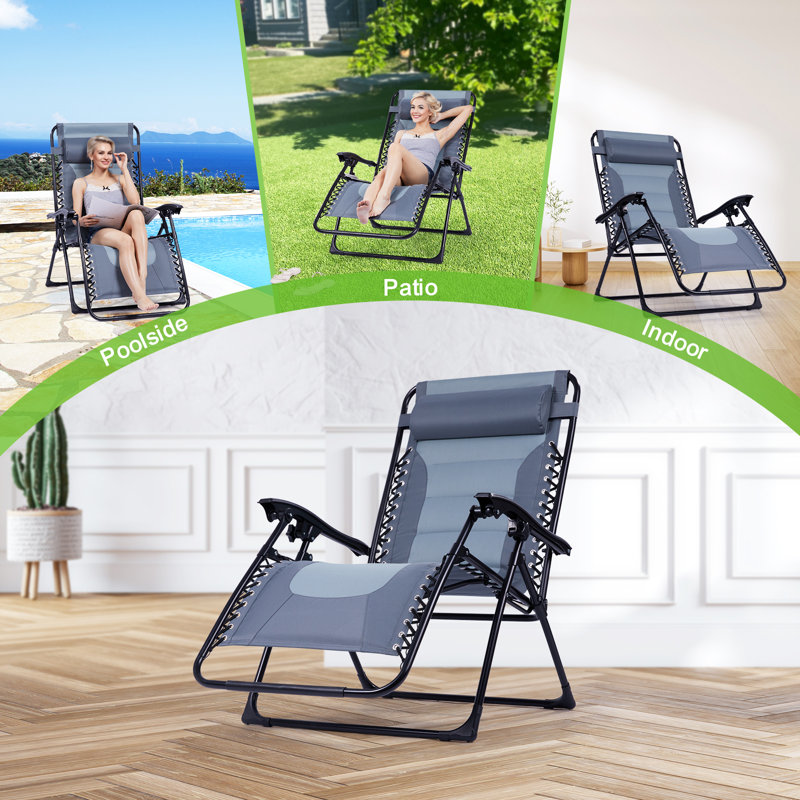  Fauteuil inclinable Deluxe Xl, Gris/argent