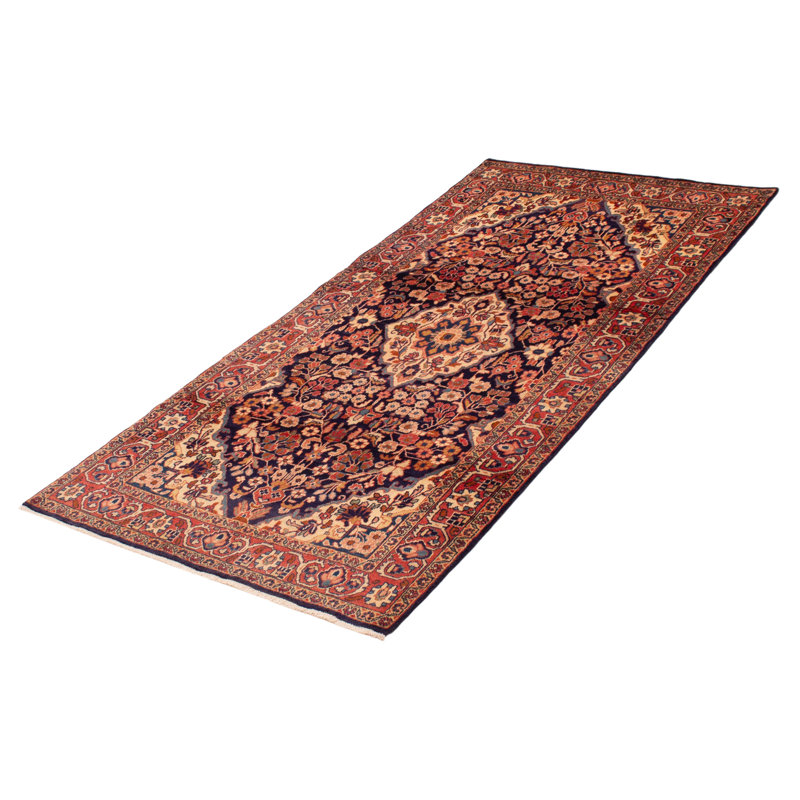 Tapis bleu marine Anadol 4 pi 4 po x 9 pi 1 po