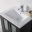 Ensemble de meuble-lavabo pour salle de bain simple 24 po avec miroir Mance-24550984