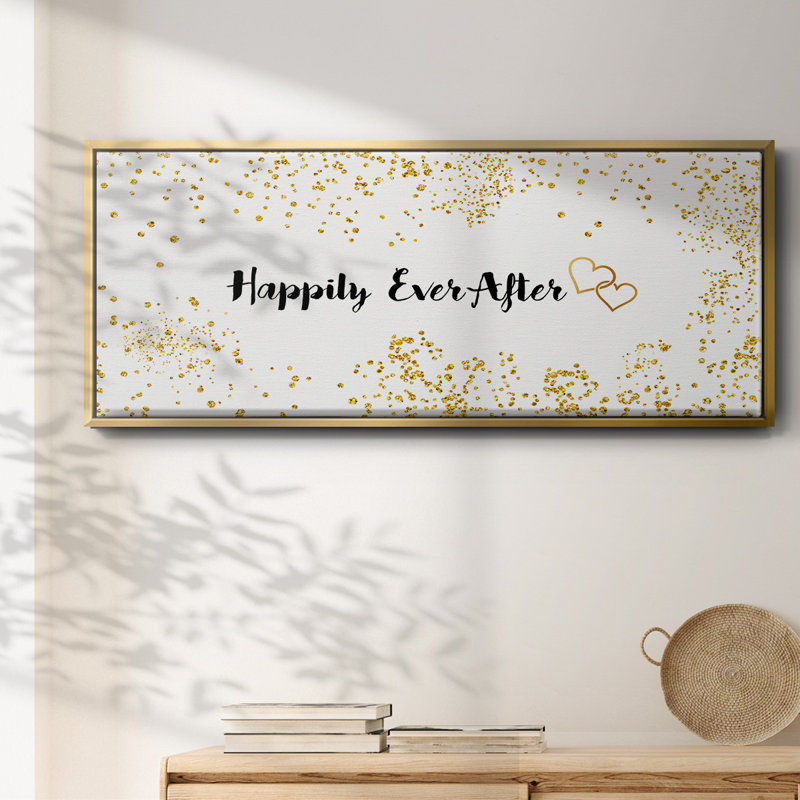 Happily Ever After - toile encadrée, H 24 po x l 60 po