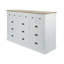 Fultondale Solid Wood 141cm W 15 - Drawer Chest of Drawers