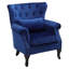 Trowbridge Upholstered Linen Wingback Chair-1518145108