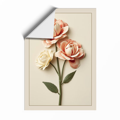 Roses in Bloom Botanical - Framed Print
