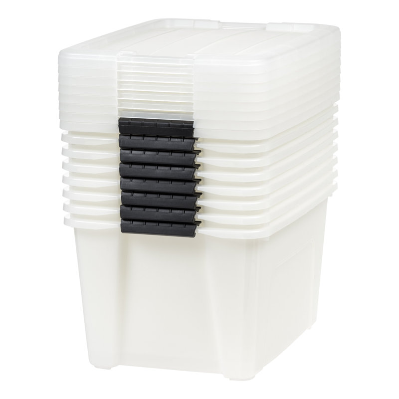 Contenant de rangement IRIS, Blanc naturel, H 10,57 po x l 14,44 po x P 18,75 po