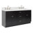 Abell 72.25'' Bathroom Vanity with Carrara Quartz Top-94003705