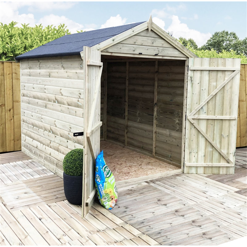 Blazer 6ft. W x 10ft. D Solid Wood Garden Shed