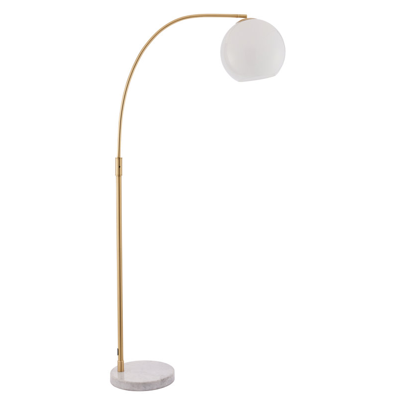 Aaliyah 170cm Marble Arched Floor Lamp