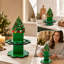 Décoration de Noël Porte-billets en bois à plusieurs niveaux Présentoir à billets Père Noël Bonhomme de neige Sapin de Noël Décoration de table Cadeau d'argent de Noël-2111537655