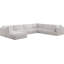 Canapé modulaire réversible de large de 152 po avec repose-pieds Ivyana-87141516