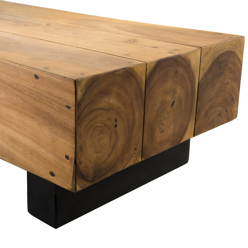 Jamir Solid Wood Sled Coffee Table