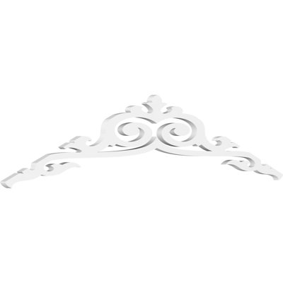 Baile Signature Urethane Gable Pediment, Primed Tan