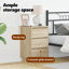 Bedside Cabinet 39 X 34.5 X 65 Cm Engineered Wood-107256186