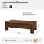 Table basse avec rangement en chêne massif Waynesville-1281479795