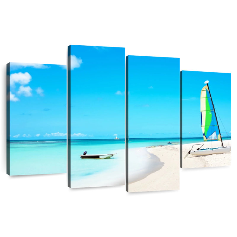 Gillard Sailing In Aruba, 42" H x 68" W