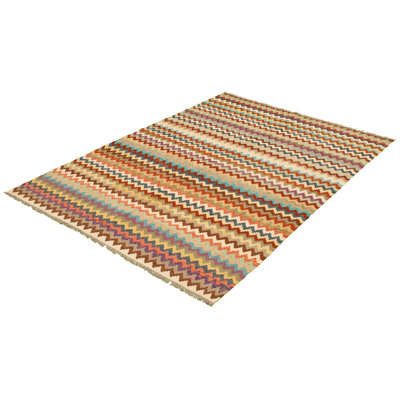 Allem Wool Chevron Indoor Rug