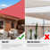9' 31" x 13' 12"Rectangle Shade Sail