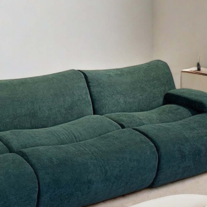 Green bamboo sofa living room three modern simple