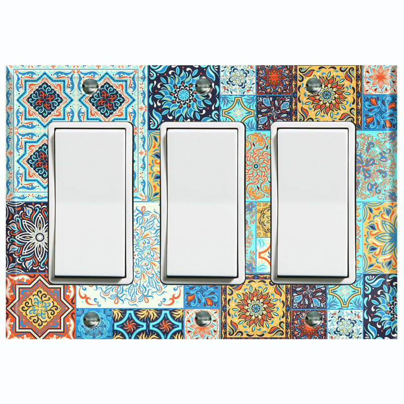 Patterned Rocker Standard Wall Plate